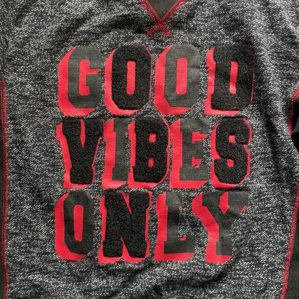 Black/Grey/Red light sweatshirt - Boys - size 14/16